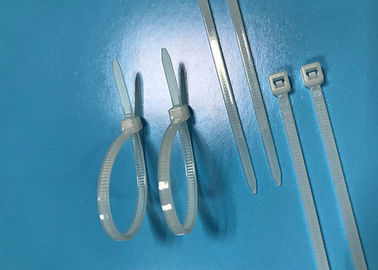 comprare Larghezza di nylon bianca 3.6mm di lunghezza 100mm delle fascette ferma-cavo PA66 27 libbre di resistenza alla trazione online manufacture