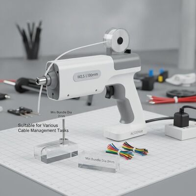 comprare W2.5 L100mm Strumento automatico di legame del cavo AC220Volt Min Bundle Dia 2mm Adatto a vari compiti di gestione dei cavi online manufacture