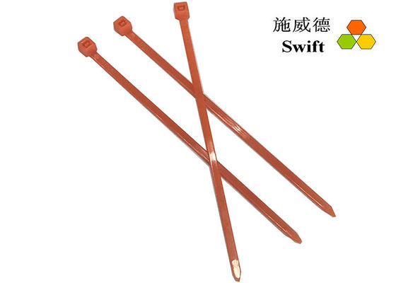 comprare Auto arancio che chiude le fascette ferma-cavo a chiave in serie di nylon UL94V2 di 100mm online manufacture