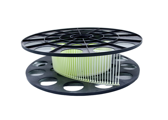 Avvolgicavo automatico bianco da 100 mm per materiale in bundle PA66