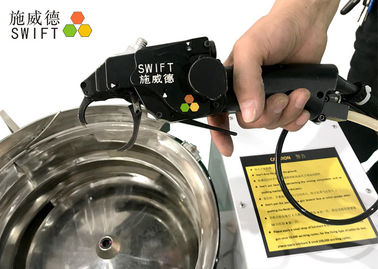 L'adeguamento automatico leggero di tensione della macchina della fascetta ferma-cavo per nylon lega la lunghezza di 80mm