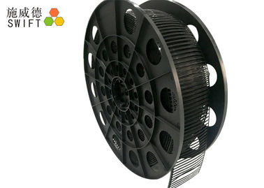 Legami neri di nylon della plastica di larghezza 3.6mm della fascetta ferma-cavo della striscia di lunghezza 150mm