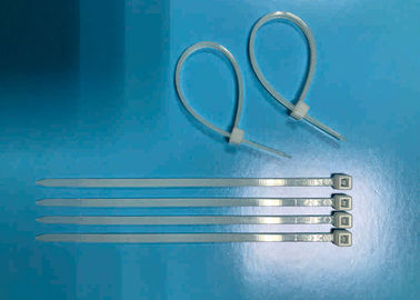 L'auto che chiude le fascette ferma-cavo a chiave di nylon annerisce la lunghezza bianca 100mm 4inch di larghezza 2.5mm della poliammide 66