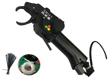 Pistola automatica dello strumento della fascetta ferma-cavo del legame di nylon a 4,8 pollici dello zip che chiude uso a chiave delle rotule con l'etichetta di carta