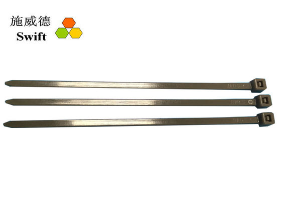 Singole fascette ferma-cavo riutilizzabili con UL94V - di giallo di lunghezza dei legami/100mm dello zip fiamma 2